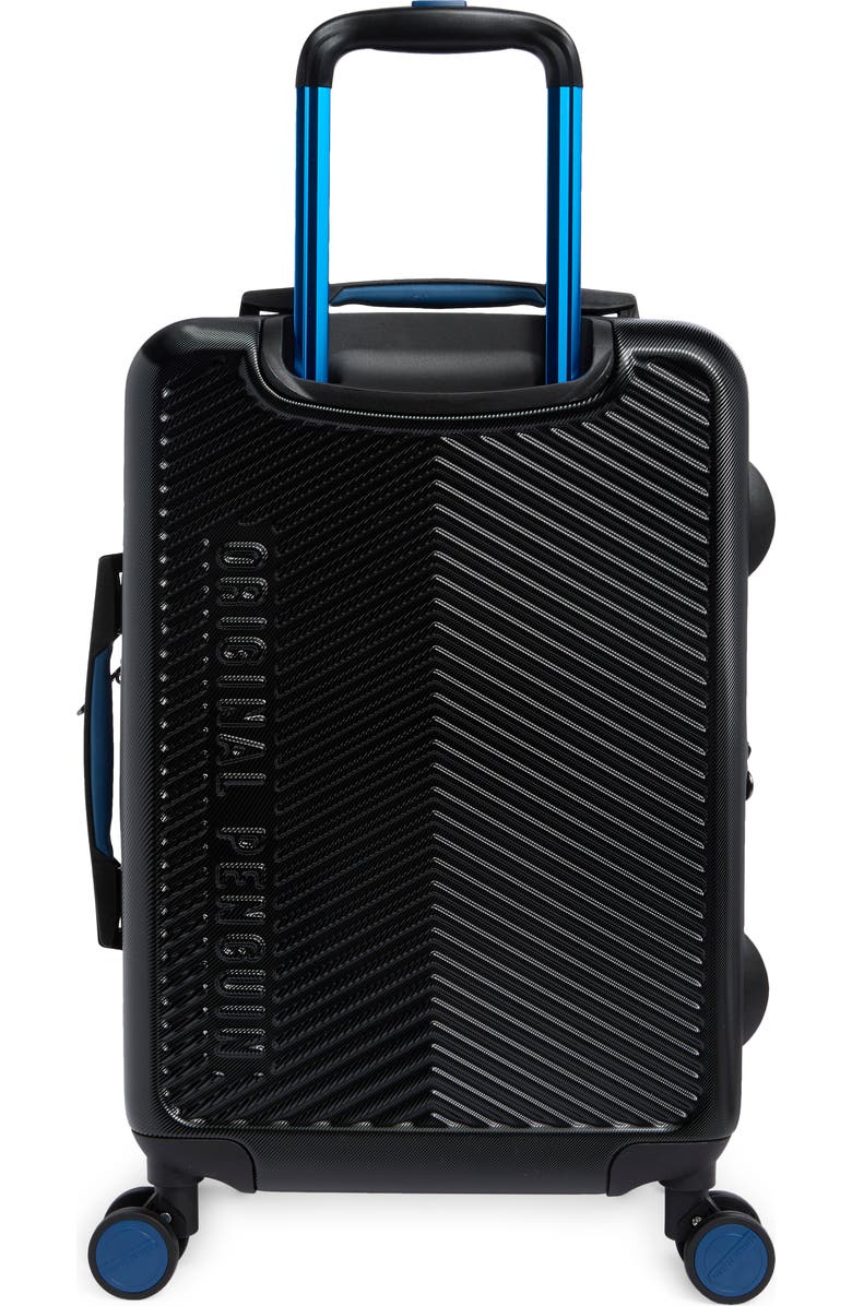 Original Penguin Harrison Hardside Carry-On Luggage, Alternate, color, Black / Blue