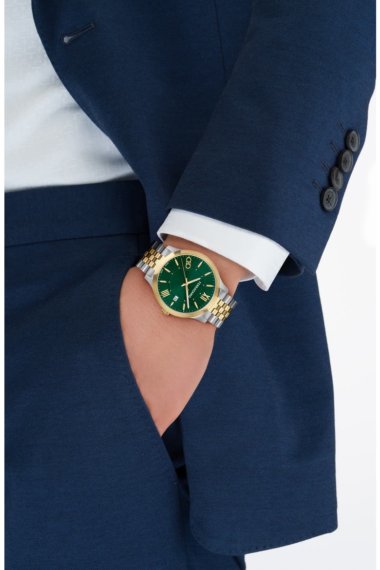 Duo Bracelet Watch, 40mm, Alternate, color, TWO TONE