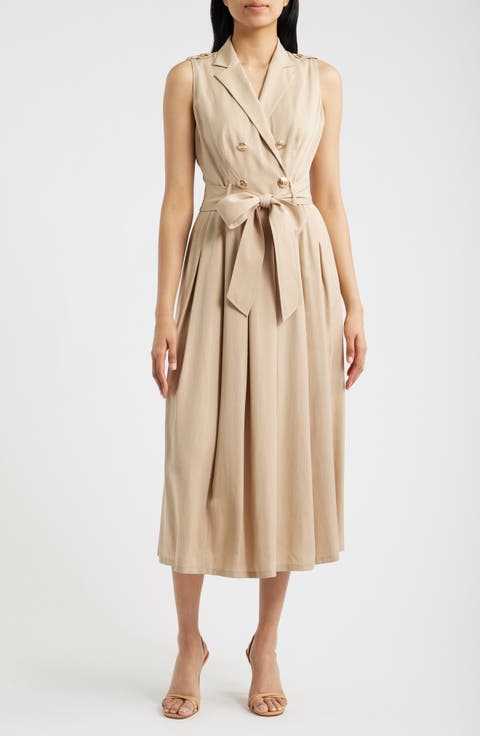 Modern Trench Sleeveless Dress