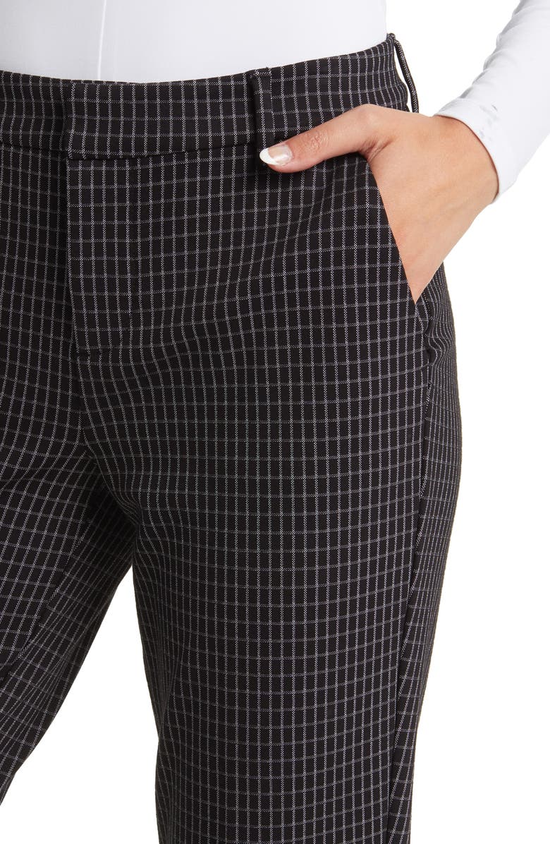 Liverpool Los Angeles Liverpool Kelsey Check Knit Skinny Pants, Alternate, color, 