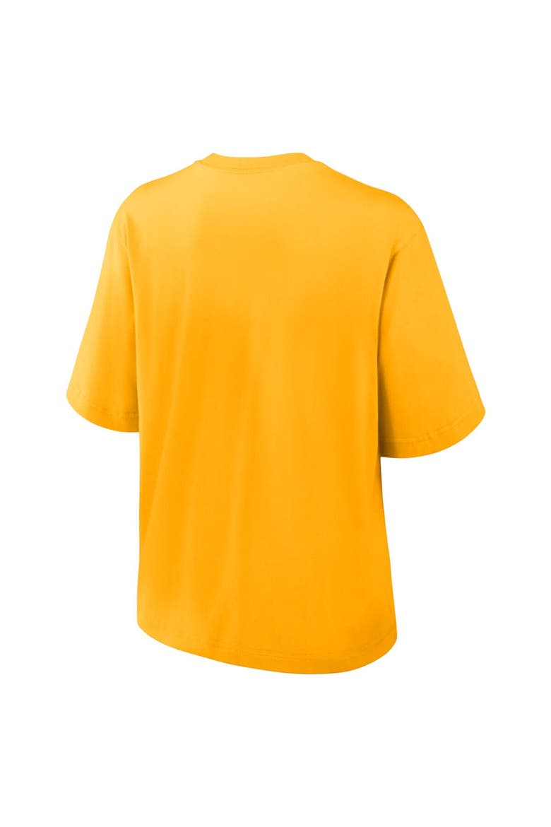 Women's Nike Gold LSU Tigers Legacy Established Boxy T-Shirt, Alternate, color, Gold
