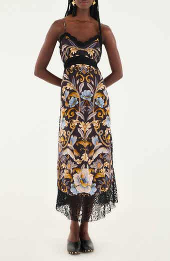 FARM Rio Snake Garden Print Maxi Dress