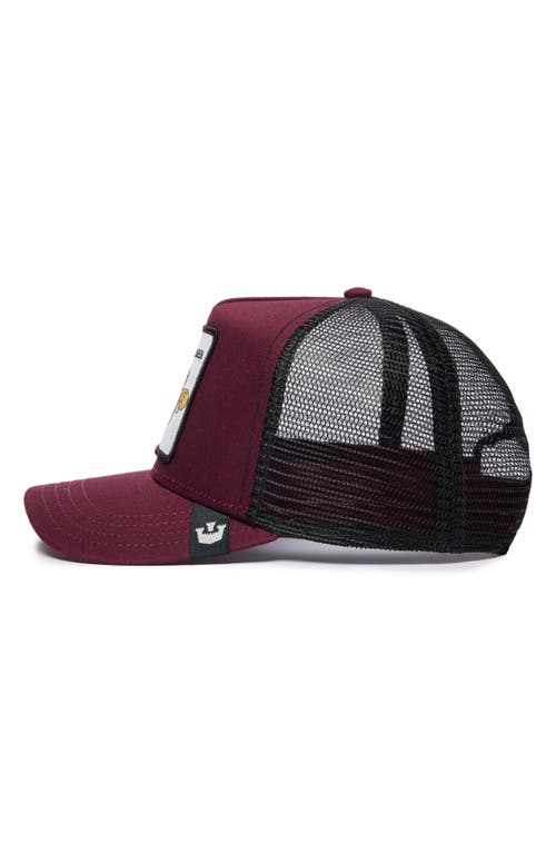 Goorin Bros . The Queen Bee Trucker Hat In Burgundy