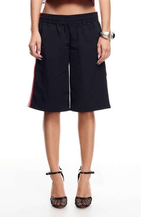 Sevigney Side Stripe Long Shorts
