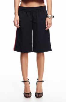 LIONESS Sevigney Side Stripe Long Shorts