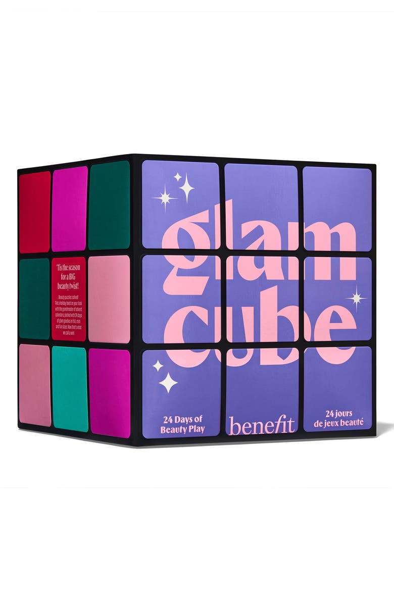 Benefit Cosmetics Glam Cube Holiday Calendar Set $292 Value, Alternate, color,