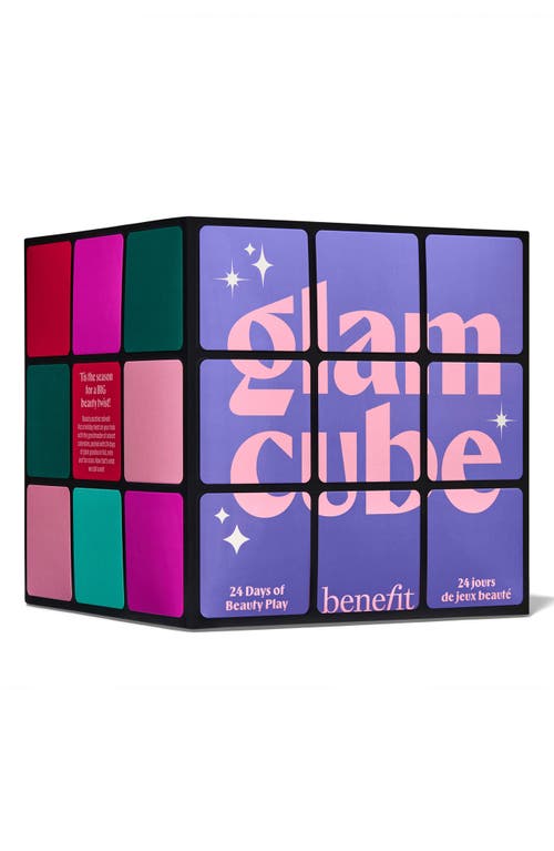 Benefit Cosmetics Glam Cube Holiday Calendar Set In Transparent