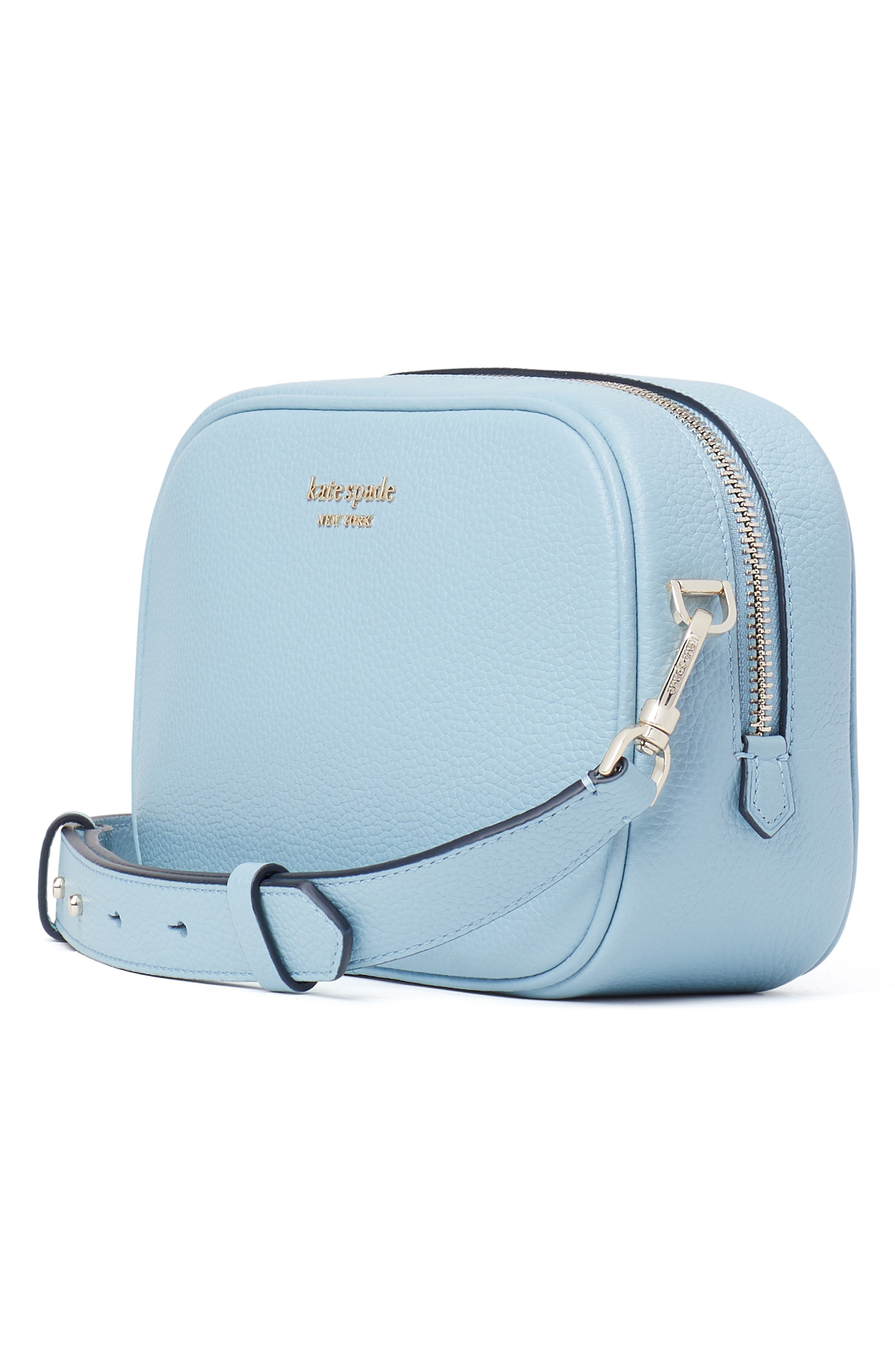 Kate Spade New York astrid medium pebbled leather camera bag, Alternate, color, 