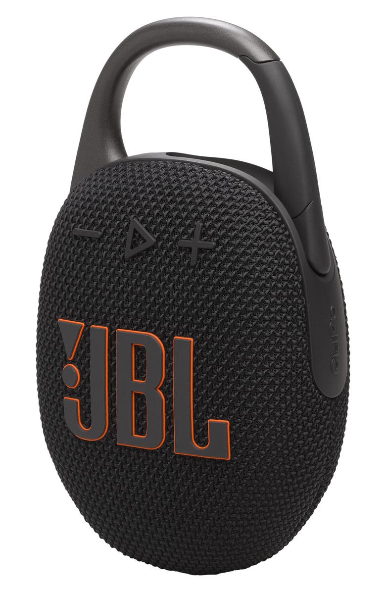 JBL Clip 5 Waterproof Bluetooth<sup>®</sup> Speaker, Alternate, color, Black