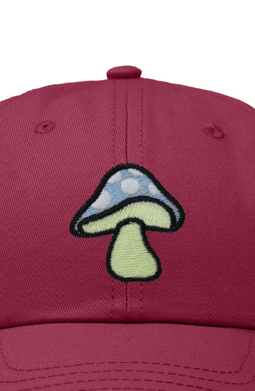 Dalix Mushroom Hat In Maroon