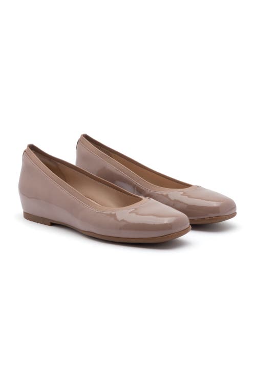 Abeo Cadence Ballet Flat In Tan Pat - Metatarsal