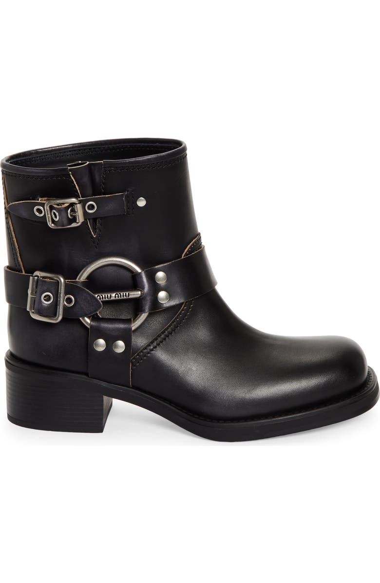 Miu Miu Harness Engineer Boot, Alternate, color,