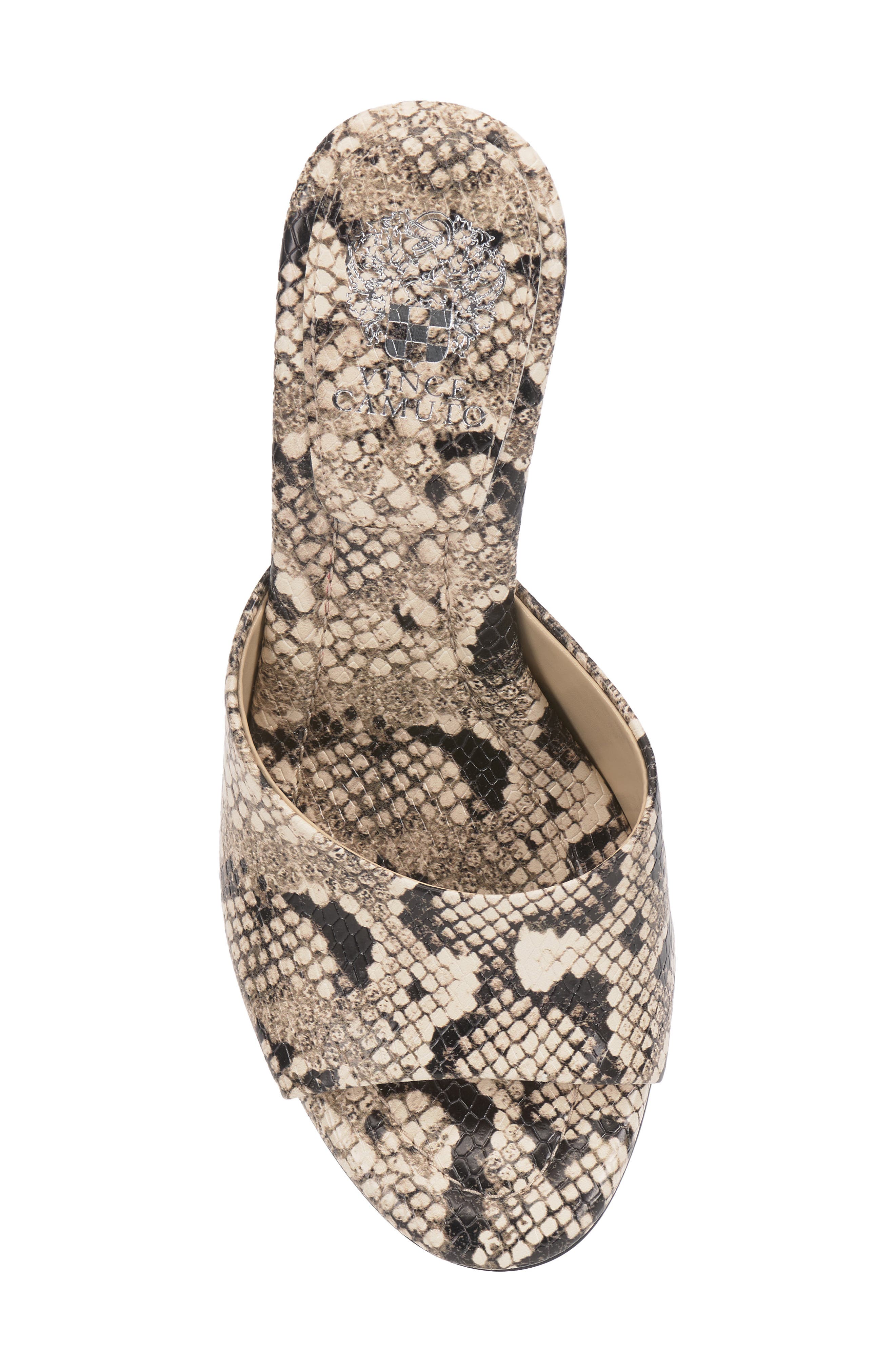 Paigley Mule Sandal, Alternate, color, BLACK/ CREAM