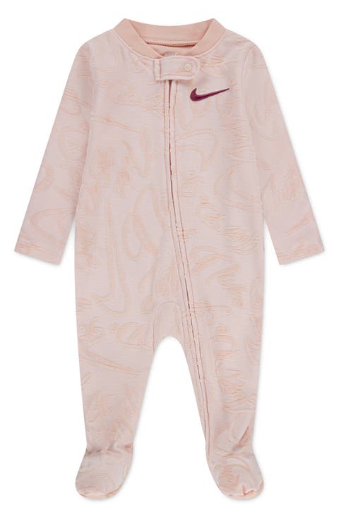 Swoosh Zip Footie (Baby)