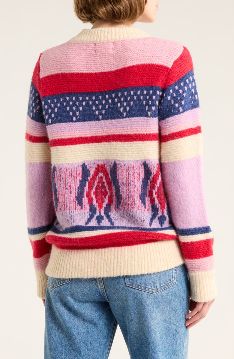 FRNCH Lylou Sweater, Alternate, color, Rose