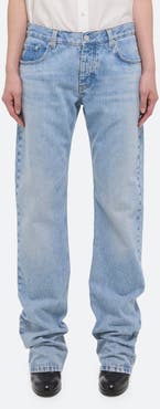 Helmut Lang Low Rise Straight Leg Jeans