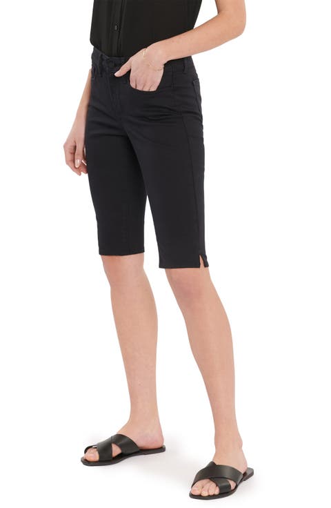 Side Slit Capri Bike Shorts