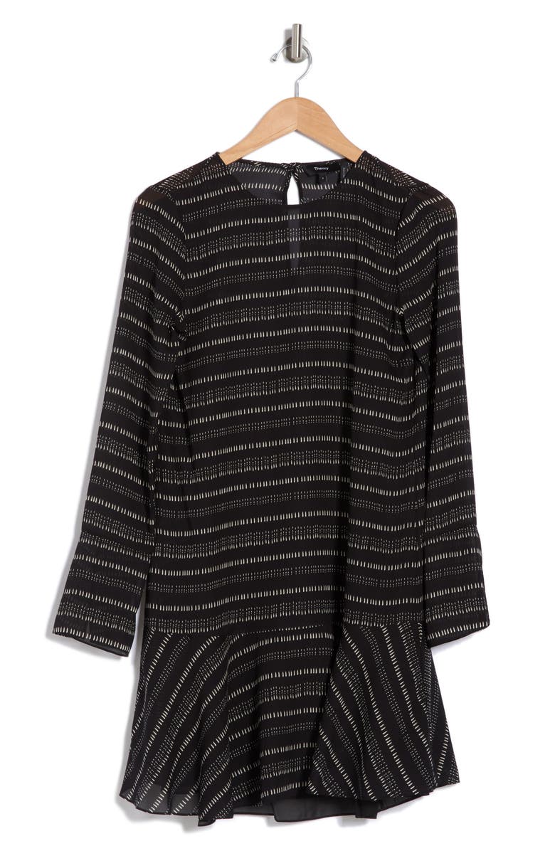 Marah Long Sleeve Silk Dress