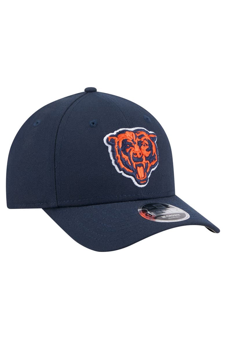 Men's New Era  Navy Chicago Bears Team Collection 9FORTY M-Crown Adjustable Hat, Alternate, color, Navy