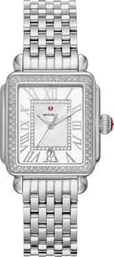 MICHELE Deco Madison Mid Diamond Bracelet Watch, 29mm x 31mm