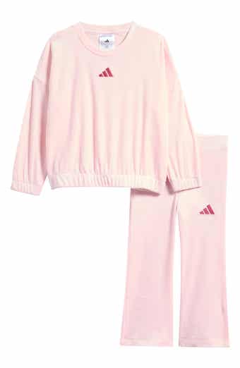 Kids' Velour Sweatshirt and Flared Pants Set