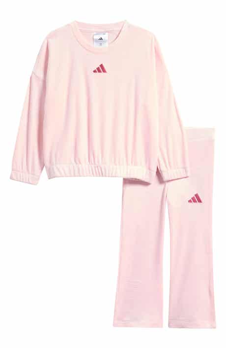 Kids' Velour Sweatshirt and Flared Pants Set