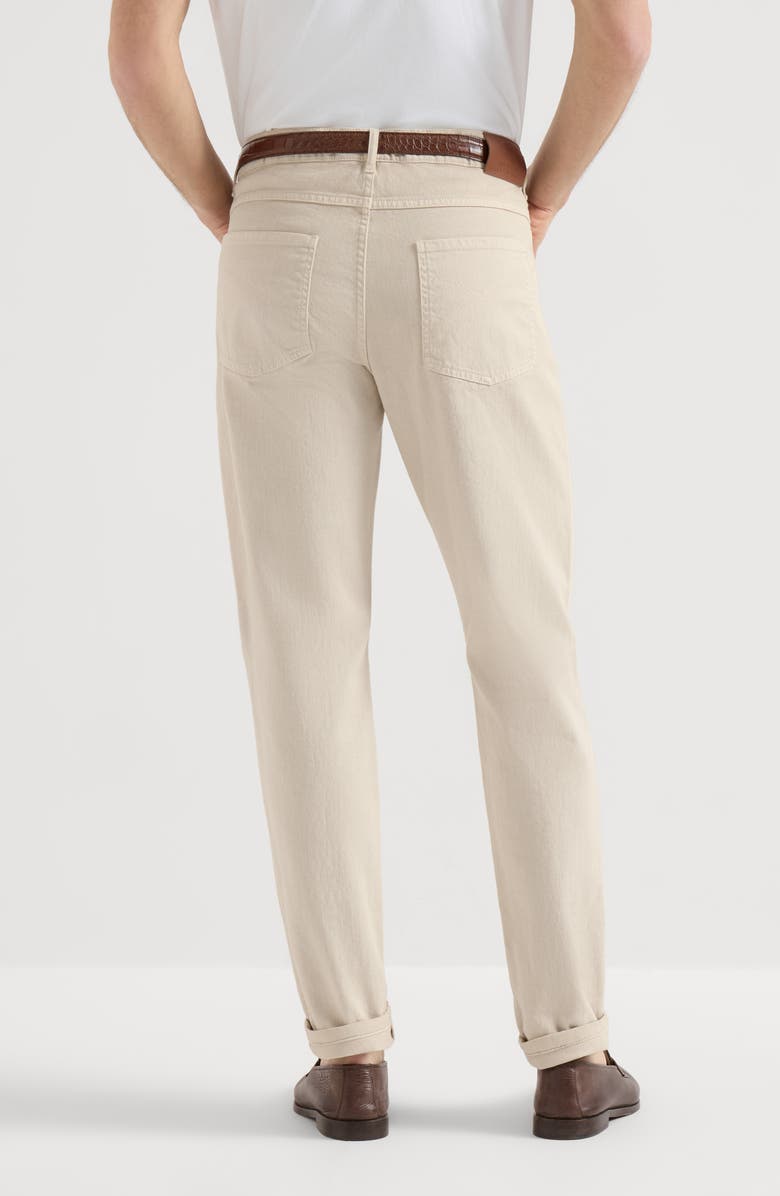 Brunello Cucinelli Slim fit trousers, Alternate, color, Buff