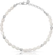 Ettika Freshwater Pearl Pebble Anklet