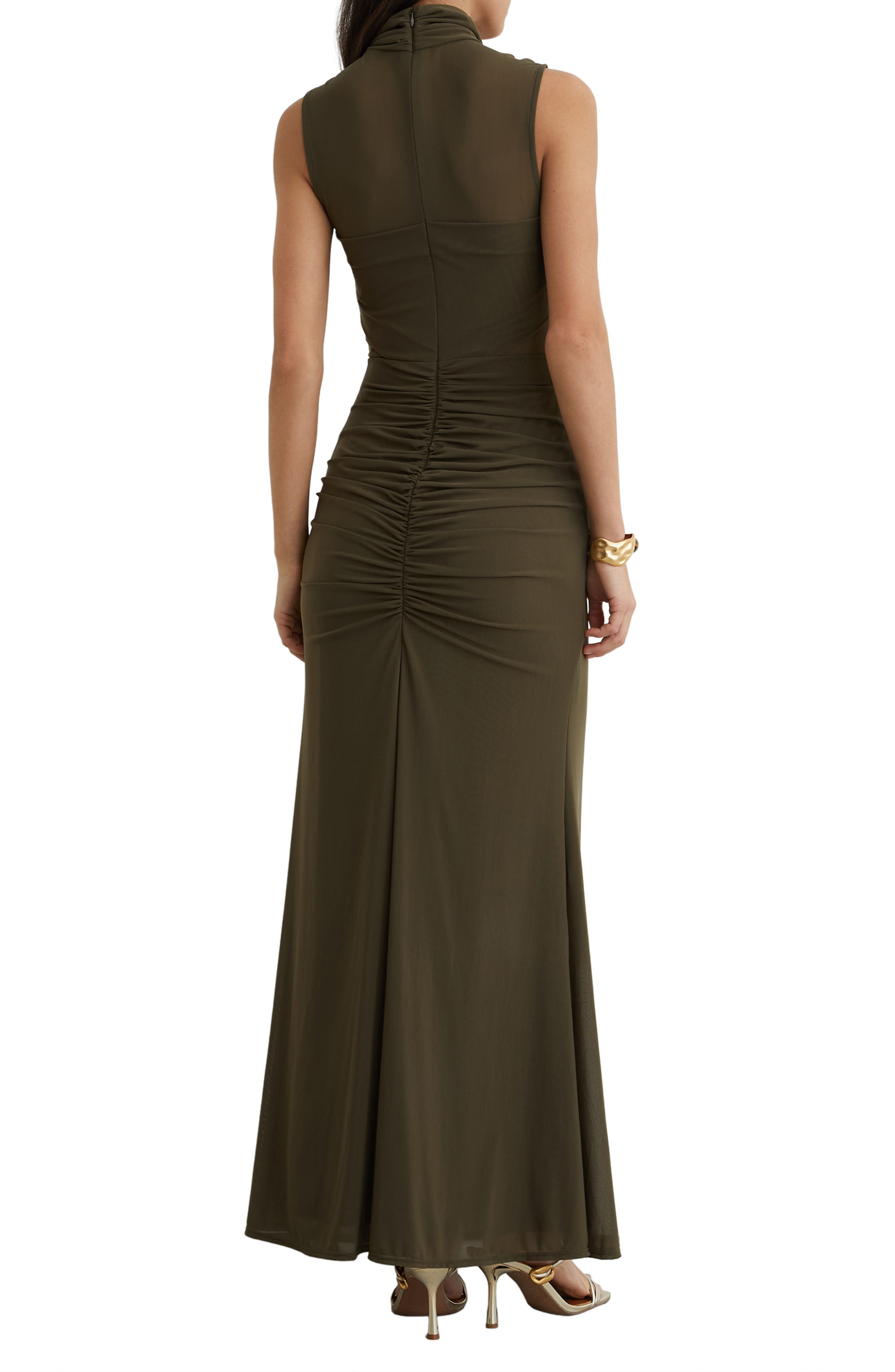 Collette Ruched Maxi Dress - image 2