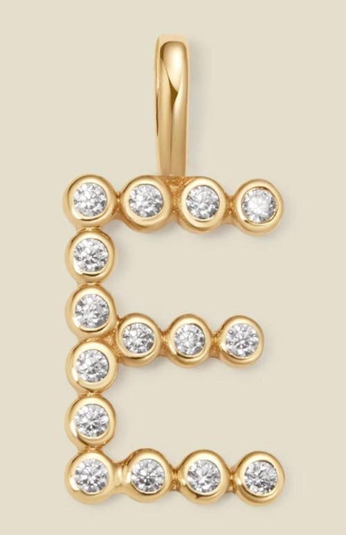 Made By Mary Cz Poppy Charm In Gold