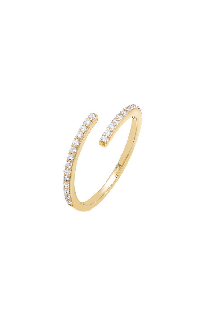 BY ADINA EDEN Pavé Thin Wrap Ring, Main, color,