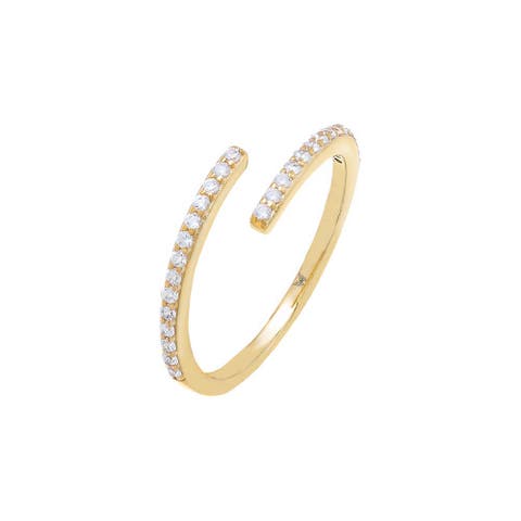 Pavé Thin Wrap Ring