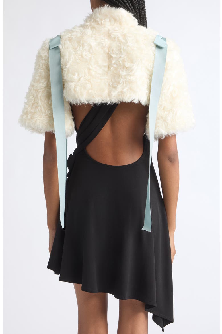 Mohair Blend Bolero Jacket, Alternate, color, CREAM