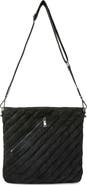 THINK ROYLN VIP Quilted Suede Shoulder Bag