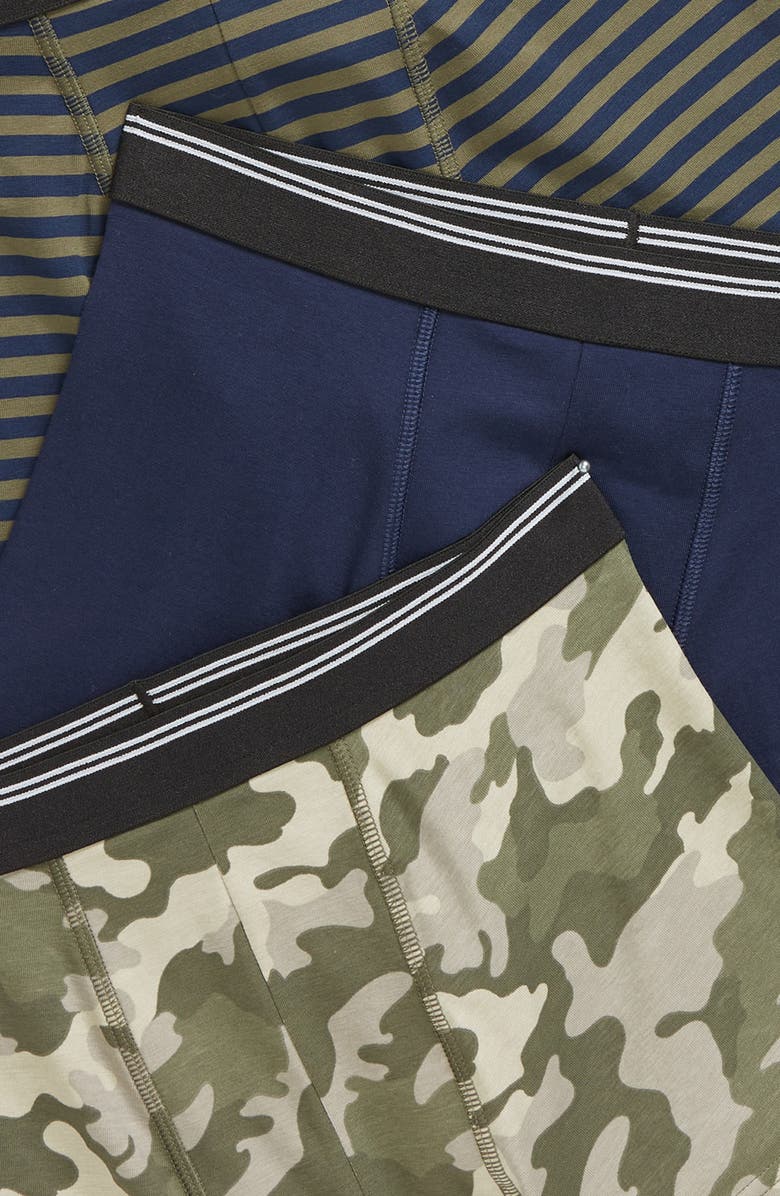 Nordstrom Kids' Assorted 5-Pack Boxer Briefs, Alternate, color, Classic Camo Pack