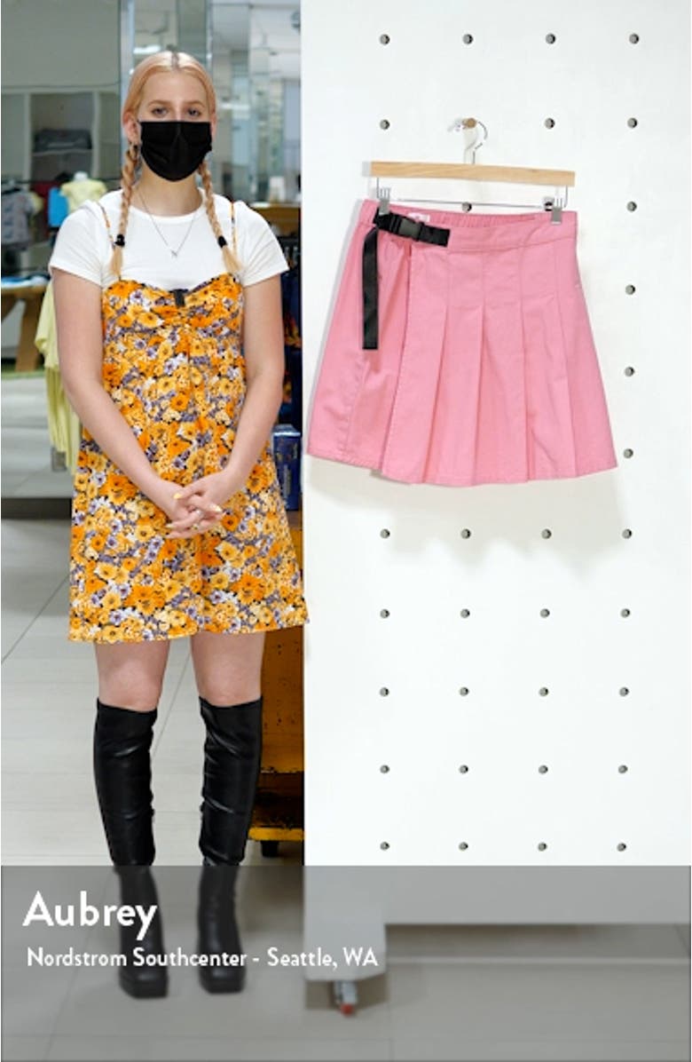 Pride Gender Inclusive Pleated Cotton Twill Skirt, sales video thumbnail