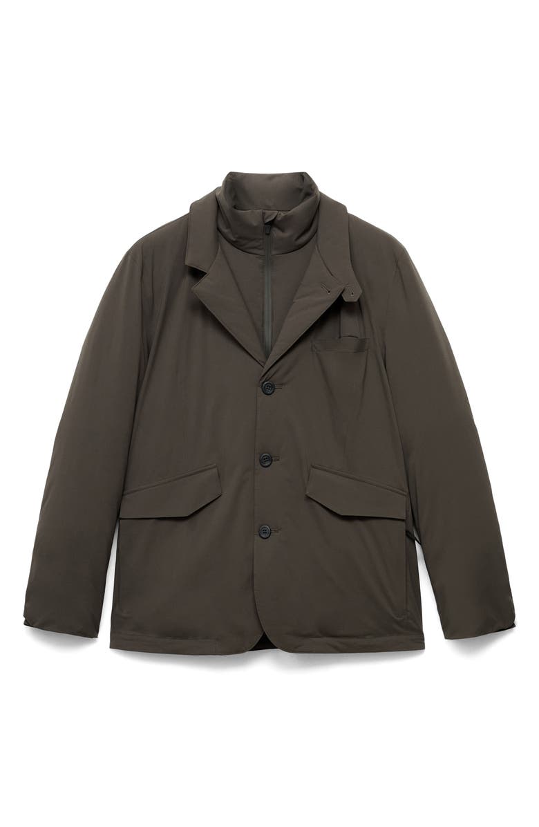 MANGO Packable Waterproof Thermolite<sup>®</sup> Bib Jacket, Alternate, color, Medium Brown