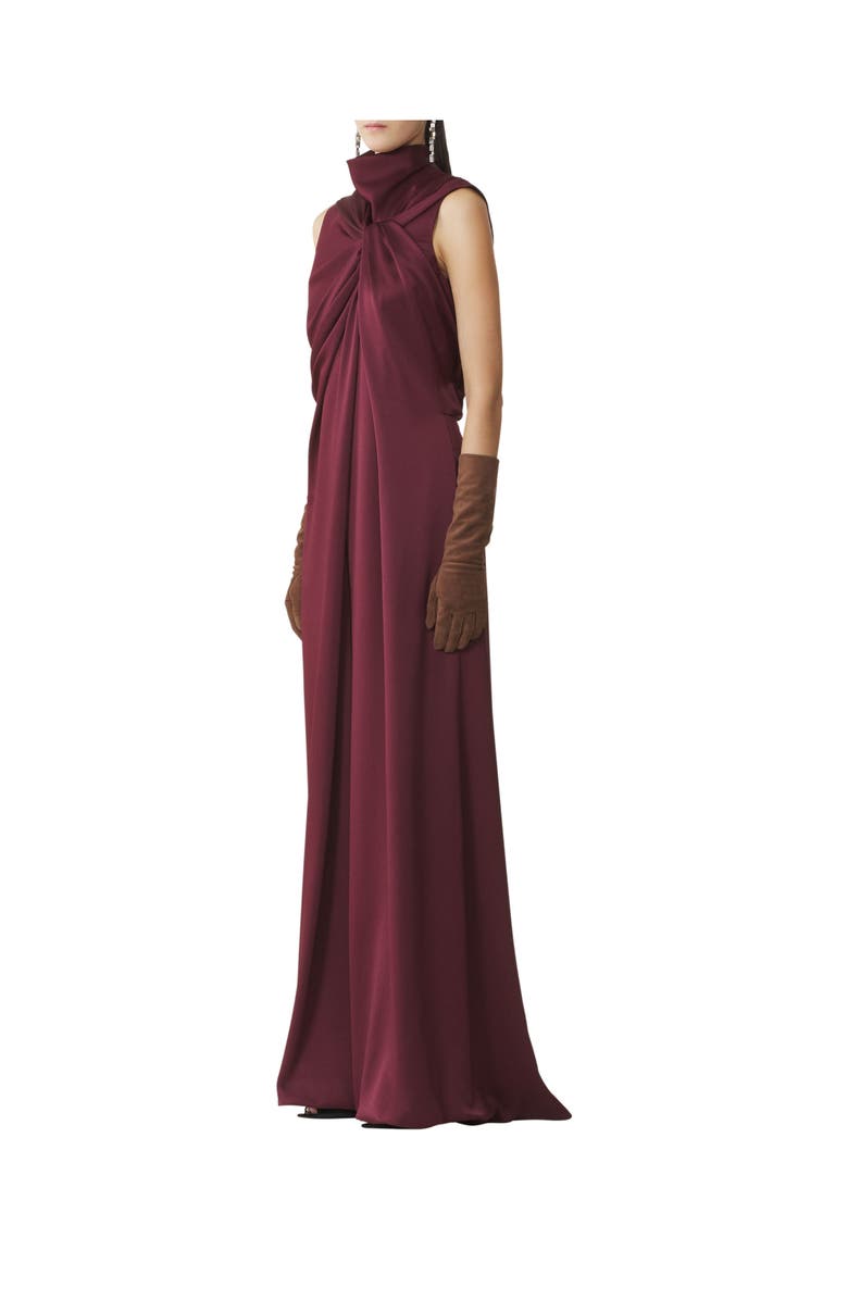 Lanvin Long Jumpsuit In Satin, Alternate, color, Bacchus