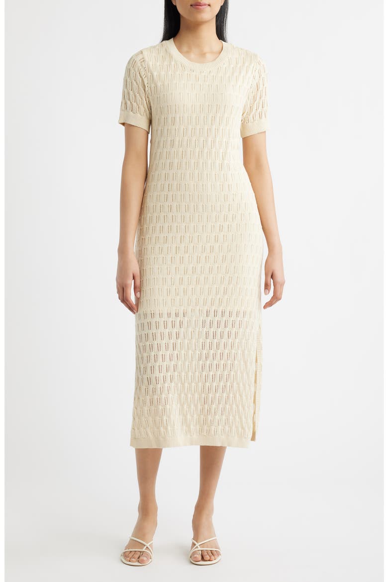 Midi Sweater Dress, Main, color, PARCHMENT