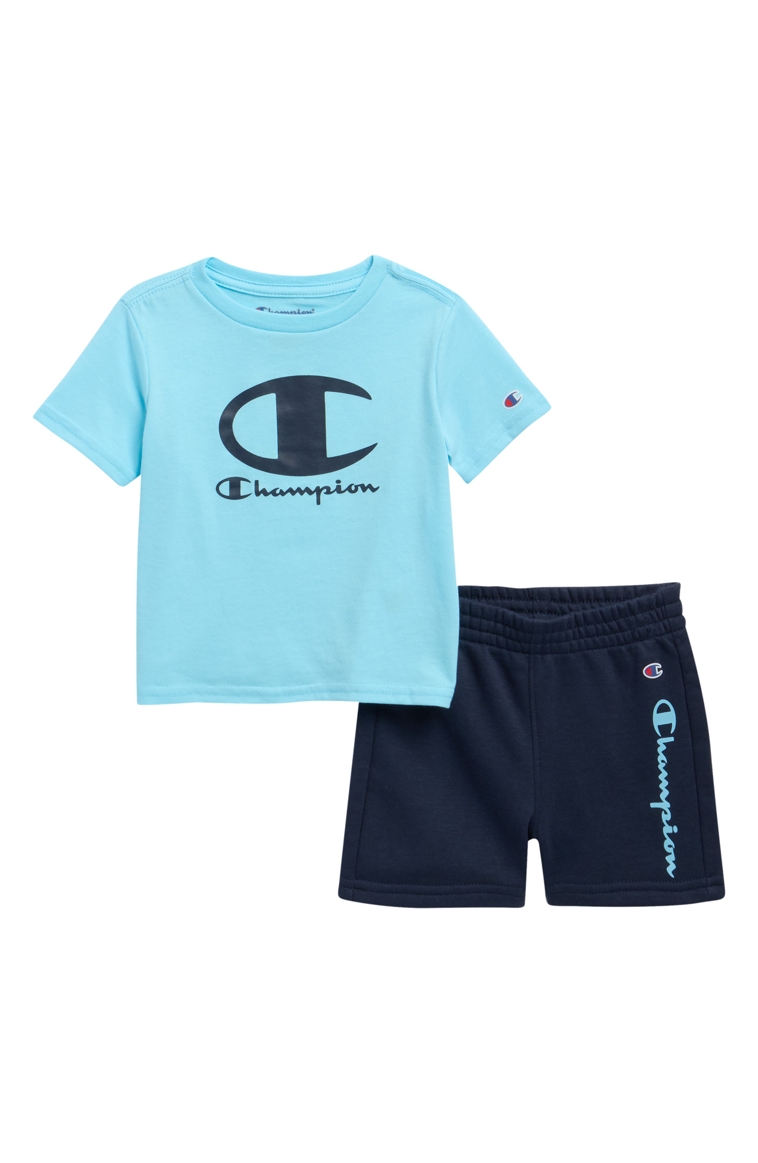 Champion Logo T-Shirt & Shorts Set