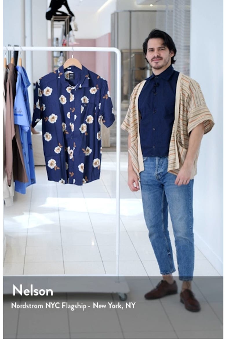 Botanical Short Sleeve Button-Up Shirt video