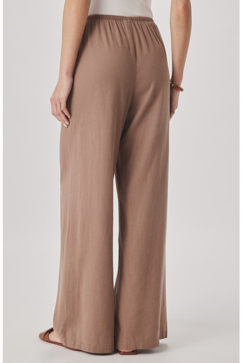 Valerie Drawstring Pants, Alternate, color, WICKER BROWN