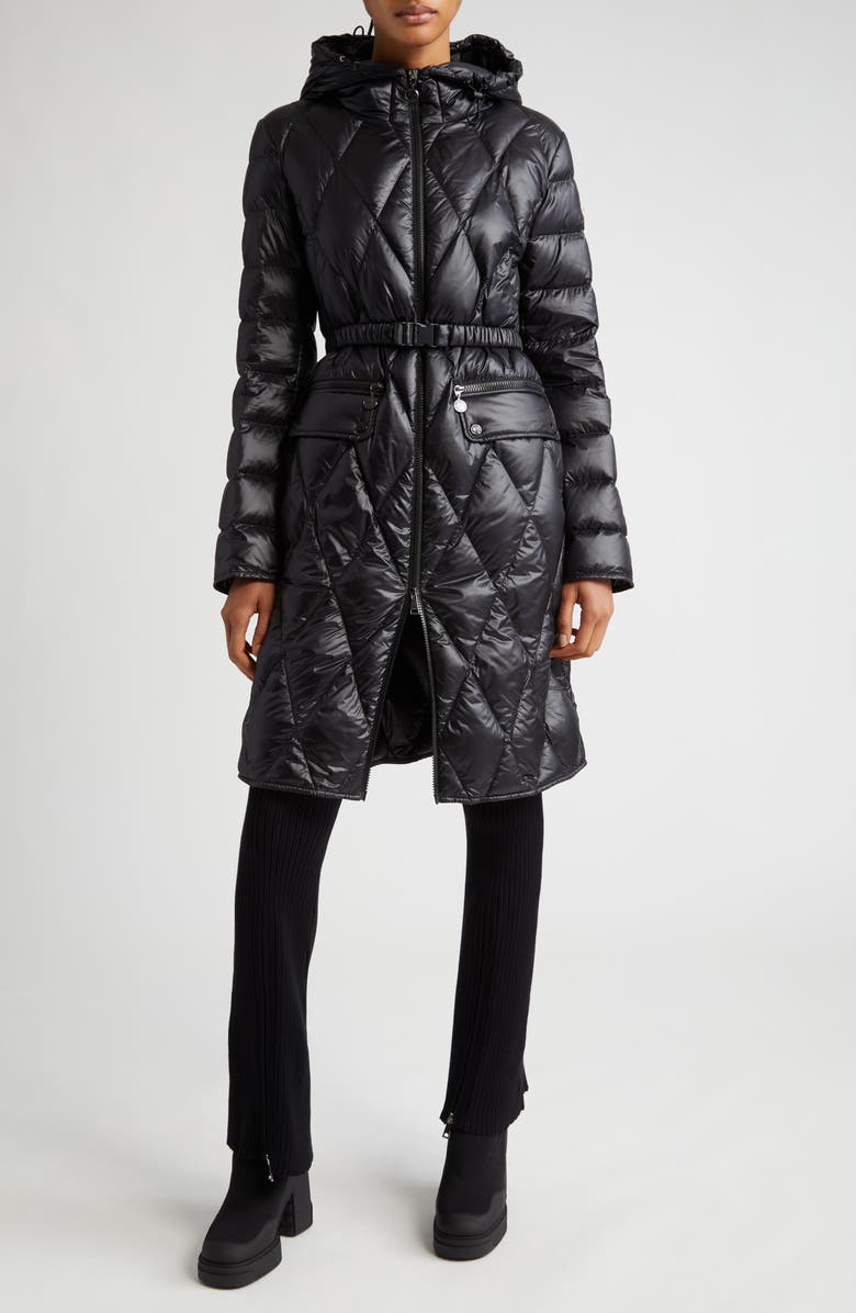 Moncler Serilong Recycled Nylon Long Coat, Alternate, color, 