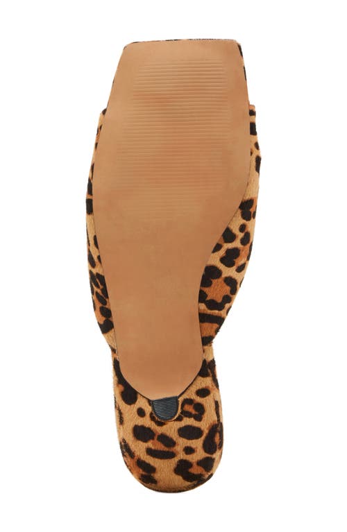 Steve Madden Womens Metallic Square Toe Kitten Heels In Leopard