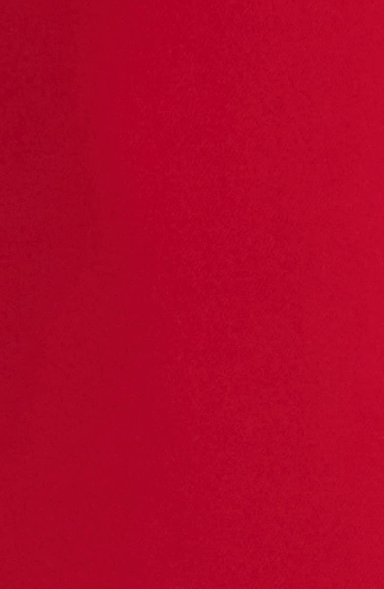 Sam Edelman Feather Hem Sheath Dress, Alternate, color, Wine