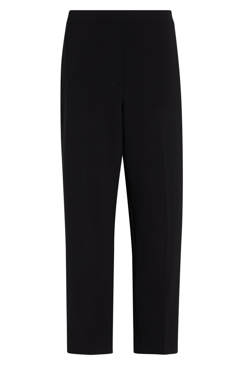 Isabel Soft Stretch Suiting Slim Ankle Pants, Alternate, color, BLACK