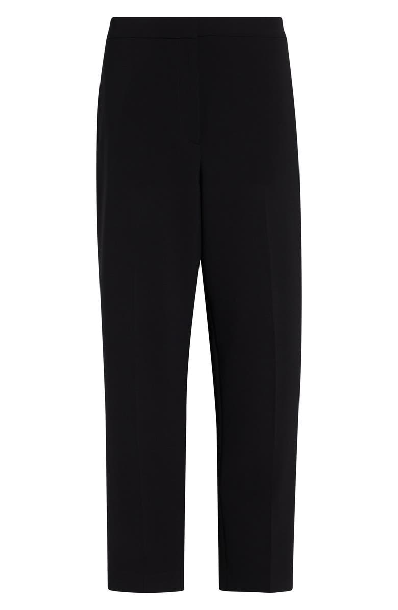 ST. JOHN Isabel Soft Stretch Suiting Slim Ankle Pants, Main, color, Black