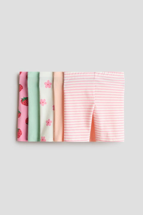 5-pack cotton bike shorts