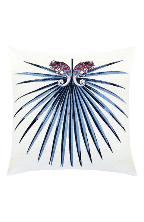 Chameleon Jacquard Indoor & Outdoor Woven Accent Pillow
