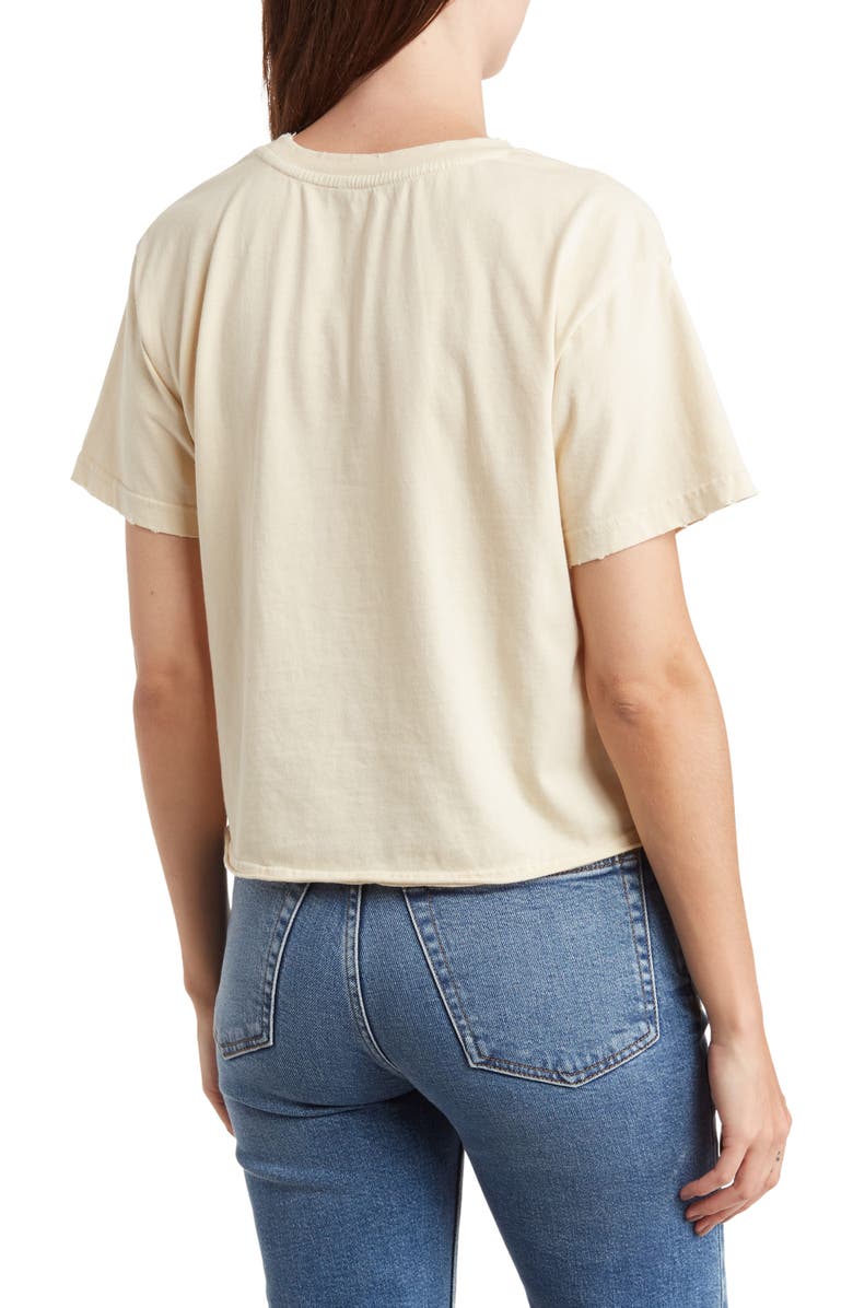 Thread & Supply Take it Easy Cotton Graphic Crop T-Shirt, Alternate, color, 